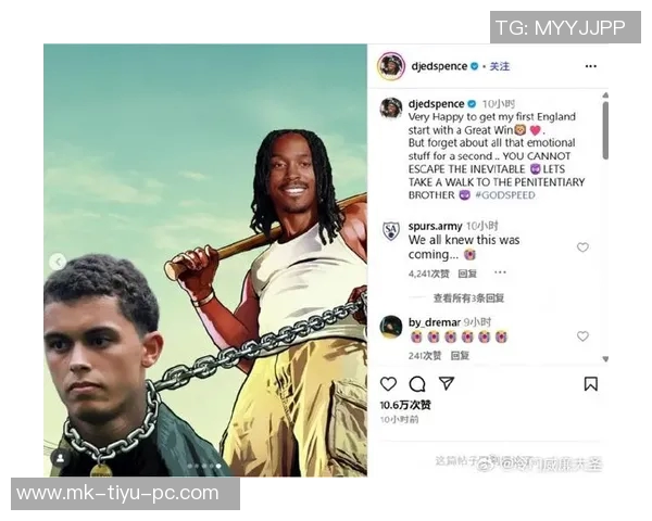 斯宾塞晒搞笑梗图庆祝英格兰战胜威尔士3-0的胜利时刻